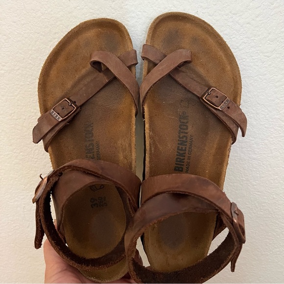 Birkenstock Yara Sandal. Habana Oiled Leather Size 8-8.5 - Picture 10 of 13
